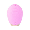 Electric Facial Cleansing Silicone Brush Ultrasonic Cleaner